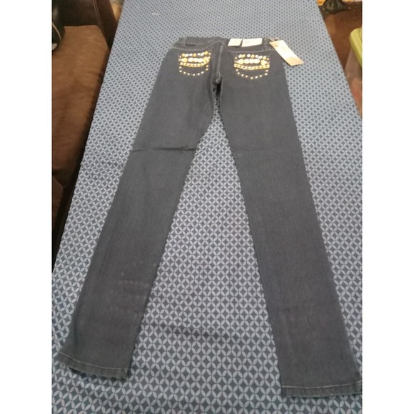 R JEANS DENIM DARK BLUE, STRETCH,H5 RC8SN SIZE 5, WAIST 29in , - Picture 5 of 7
